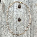 14k Gold Paperclip Chain Styled Necklace copyright chisholm trail designs 2025