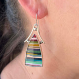 The Perfect A-Frame Wave with Surfite/Surfstone Earrings