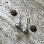 Tahitian Pearl Dangle Earrings