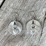 Argentium Silver Earrings with Classic Heart Accent