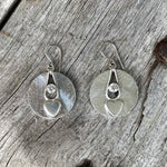 Argentium Silver Earrings with Classic Heart Accent