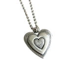 Triple Heart Pendant Necklace