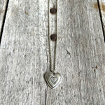 Triple Heart Pendant Necklace