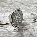 Alexander the Great Reproduction Coin Ring