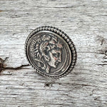 Alexander the Great Reproduction Coin Ring