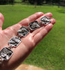 Chisholm Trail Designs Argentium Silver Flora and Light Link Bracelet