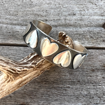 Argentium Silver Follow Your Heart Cuff Bracelet